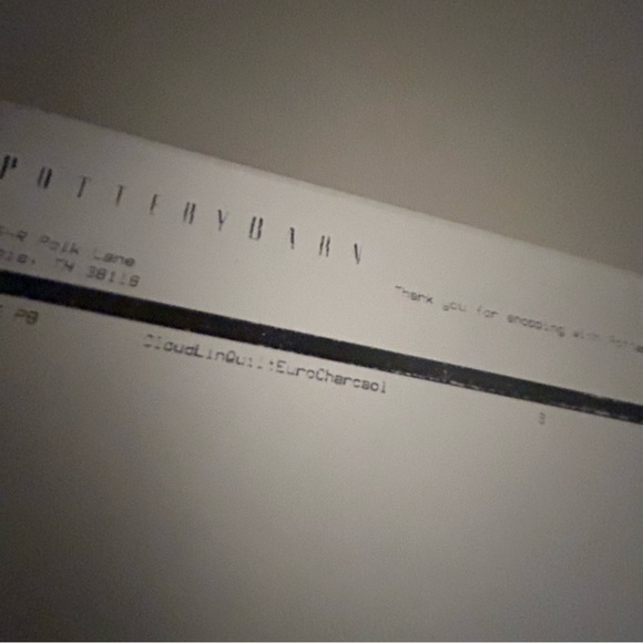 POTTERY BARN Quilted Cloud Linen Euro Charcoal Shams New!! 26”x26” set of 3 - Picture 9 of 9